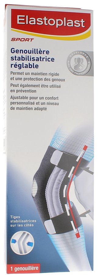 Genouillère strapping ouverte. Sport. Marignane Medical