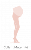 Maternité modèle transparent collant de contention Sigvaris - classe 2