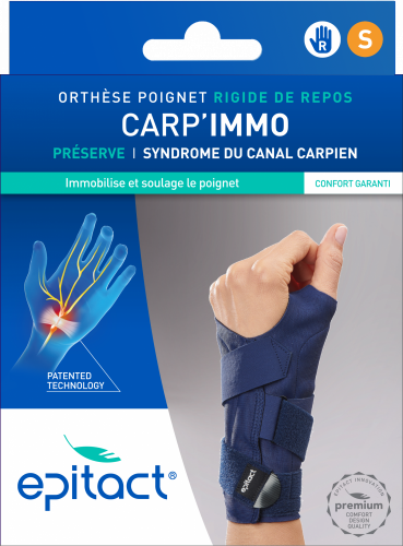 Carp'Immo Orthèse poignet rigide de repos Epitact - 1 orthèse